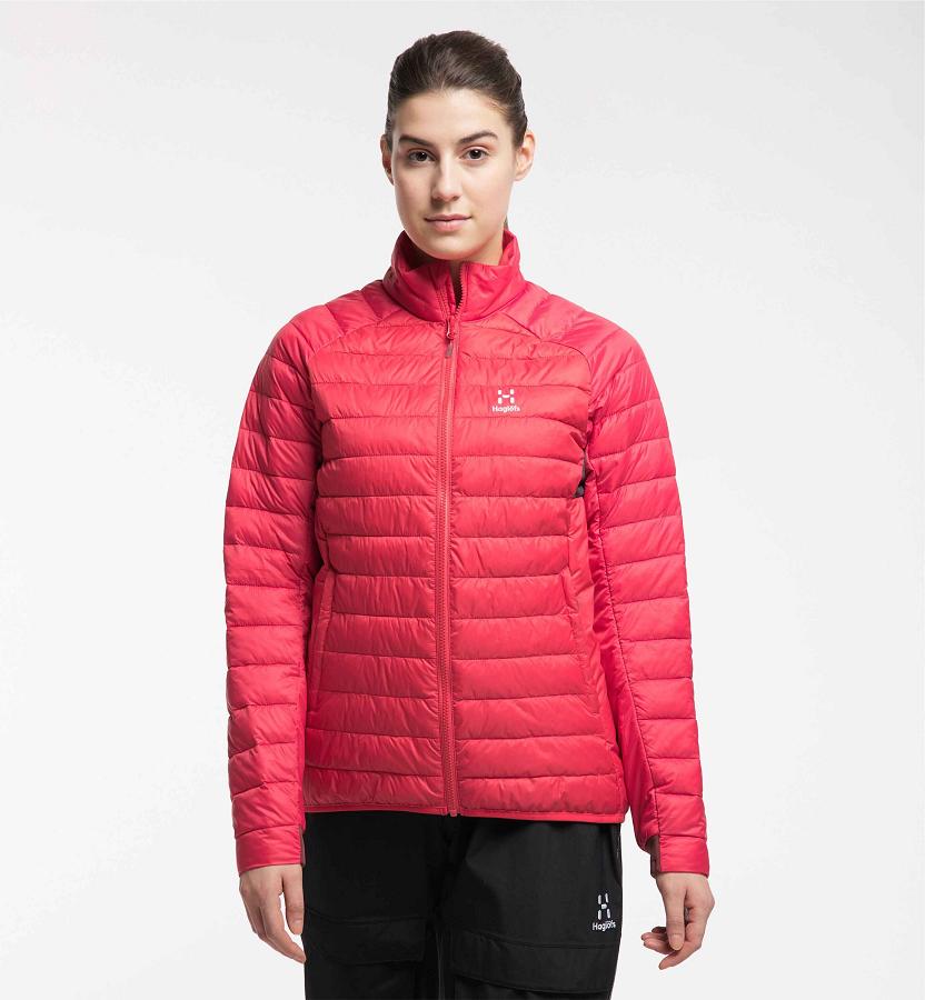 Haglöfs Womens Spire Mimic Down Jacket Red New Zealand 09835WRST